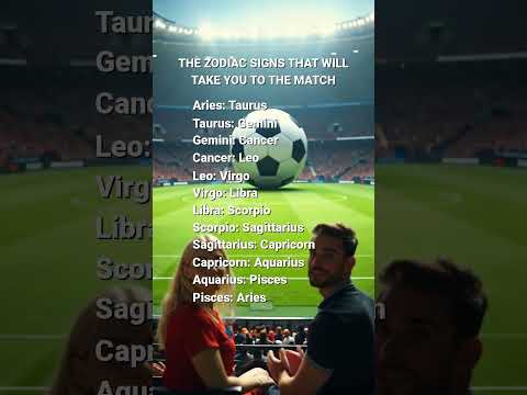 The Zodiac Signs That Will Take You to the Match #astrology #astrologypost #horoscope #zodiac