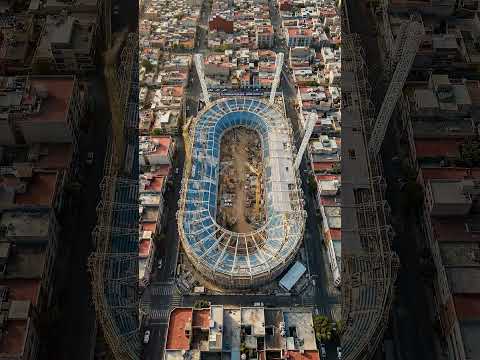 Cruz Azul Fútbol Club - Estadio Azteca #CruzAzul #EstadioAzteca #LaMÁquina #FootballConstruction #Me