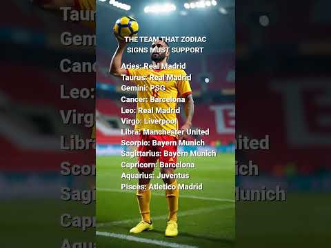 The Team That Zodiac Signs Must Support #horoscope #zodiacsignsbelike #astrologyposts #horoscopes