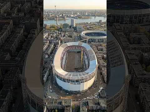 Feyenoord Rotterdam - De Kuip #Feyenoord #DeKuip #StadiumConstruction #FootballFans #Rotterdam