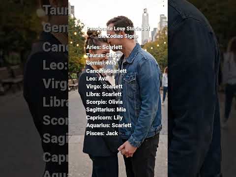 Passionate Love Stories of the Zodiac Signs